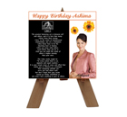 Custom Printed Ceramic Tile with Wooden Easel-ET-44